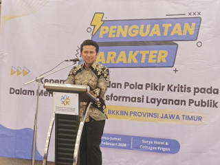 Tingkatkan Kualitas Layanan, BKKBN Jatim Gelar Penguatan Karakter Kepemimpinan ASN di Pasuruan