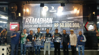 Ramadan Produktif, Atlet Biliar Surabaya Unjuk Prestasi di Break and Blessings Tournament