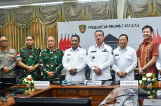 Dankodaeral IX Hadiri Rakor Percepatan Program Kampung Nelayan Merah Putih 2026 di Maluku