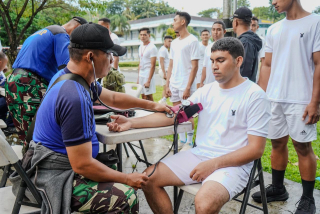 Kodaeral lX Fasilitasi Tes Samapta Casis Perwira Prajurit Karier TNI Gel I TA. 2026 Panselinda Ambon