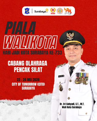 Kejuaraan Pencak Silat Piala Wali Kota Surabaya 2026 Siap Digelar