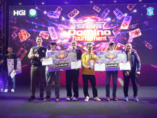 Turnamen Domino Nasional di Surabaya Sukses Digelar, Gresik Raih Juara Pertama