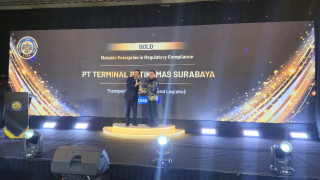 PT Terminal Petikemas Surabaya Kembali Raih Penghargaan Gold di IRCA 2026