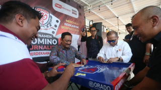 64 Wartawan Ikuti Turnamen Domino Freedom 2026 di Surabaya