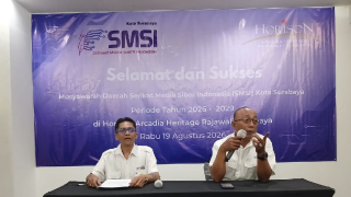 SMSI Surabaya Kembali Dipimpin Iskandar Pribowo Periode 2026-2030