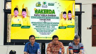 Golkar Surabaya Gelar Rakerda, Fokus Konsolidasi Menuju Pemilu 2029