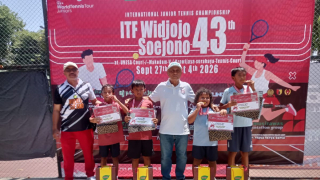 Sadam-Fattah Juara Ganda Putra U10 ITF Widjojo Soejono 2026