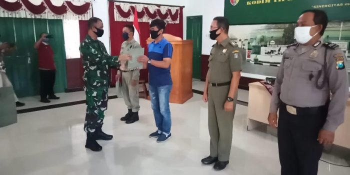 Kodim Tipe A 0831/ST Gelar Komsos Dengan Aparat Pemerintah.