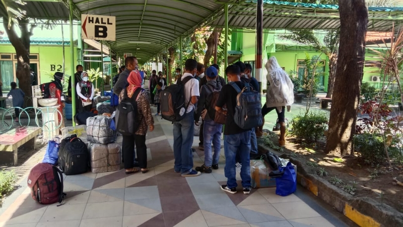 Total 7.781 PMI Sudah Tiba di Surabaya
