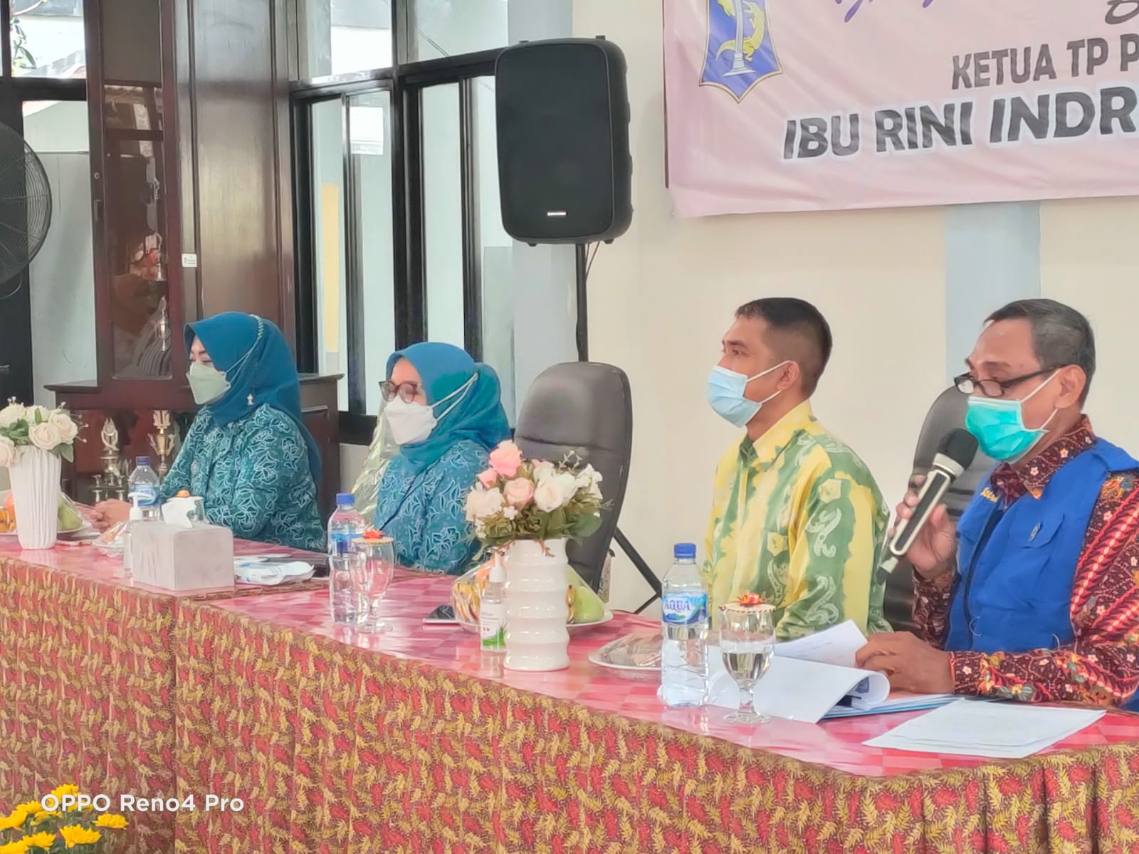 Ketua Penggerak PKK Kota Surabaya Bersafari di Pendopo Kec.Kenjeran.