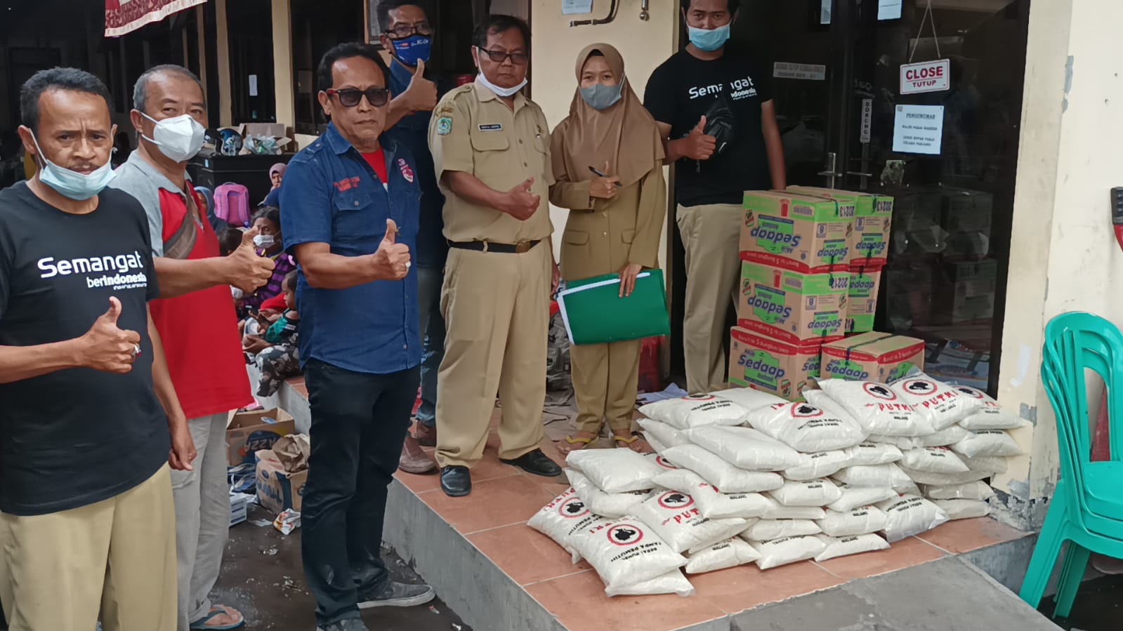 SOGAN DPD Jatim Kirim Relawan dan Bantuan Logistik