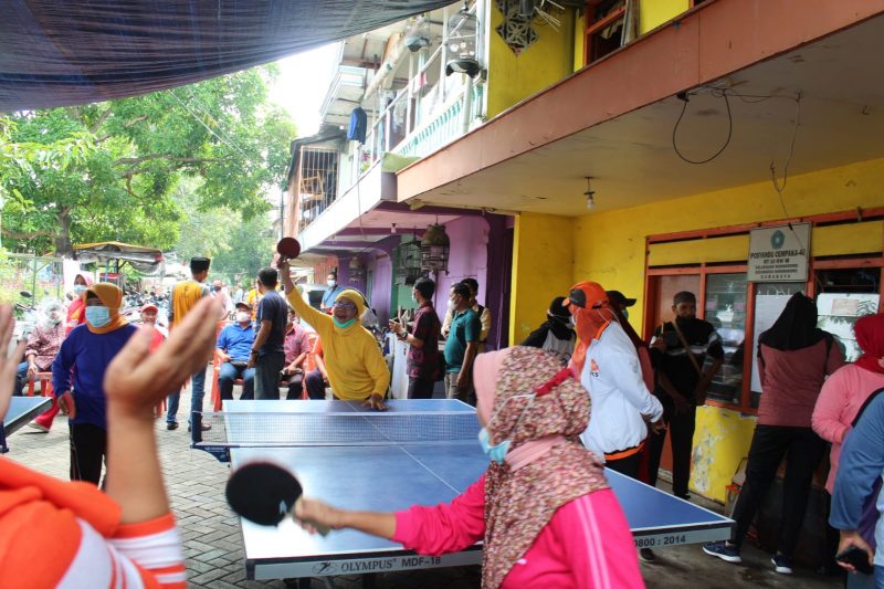 Meriahkan Tahun Baru dan Hari Ibu, Reni Astuti Gelar Turnamen Tenis Meja "R.A Cup 2022" Se-Wonokromo