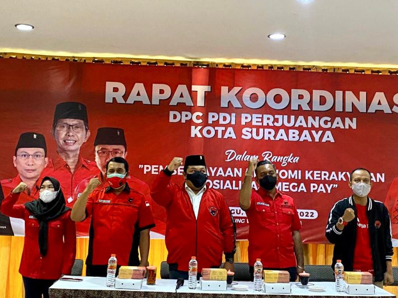 DPC PDI Perjuangan Kota Surabaya Sosialisasikan "Mega Pay" ke Seluruh Kader