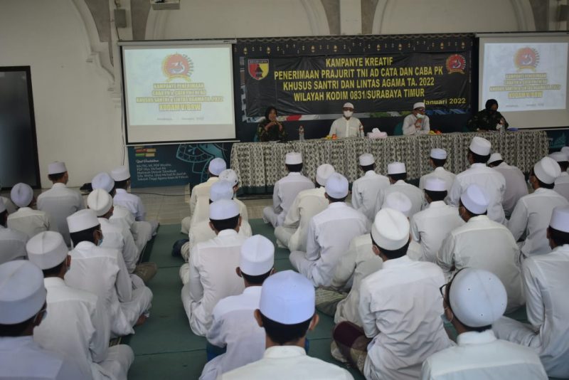 Kampanye Kreatif Penerimaan Prajurit TNI AD Khusus Santri dan Lintas Agama Ta 2022