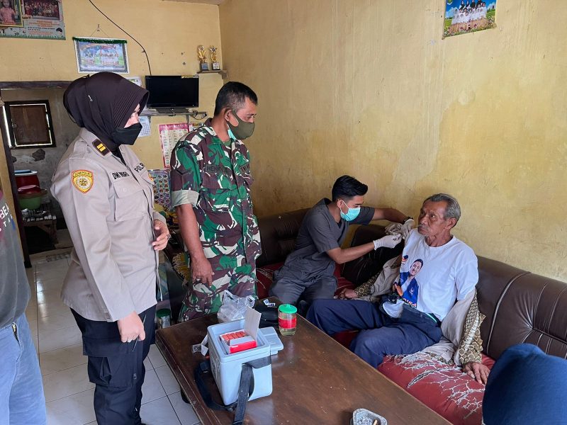 Ragam Cara Polres Batu Kejar Target Vaksinasi Lansia