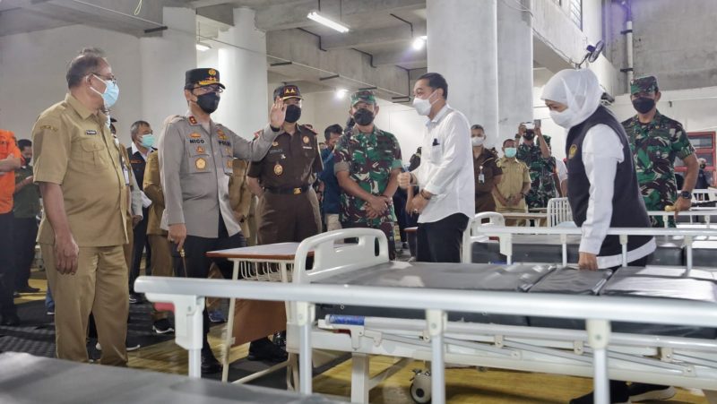 Forkopimda Jatim Cek Tempat Isoter Untuk Masyarakat Surabaya Raya