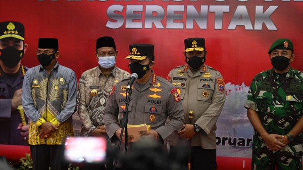 Hadapi Lonjakan Covid-19, Kapolri: Harus Dilakukan Dengan Upaya Maksimal