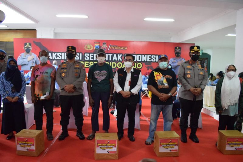 Wakapolda Jatim di Sidoarjo Ikuti Zoom Meeting Presiden, Terkait Percepatan Vaksinasi
