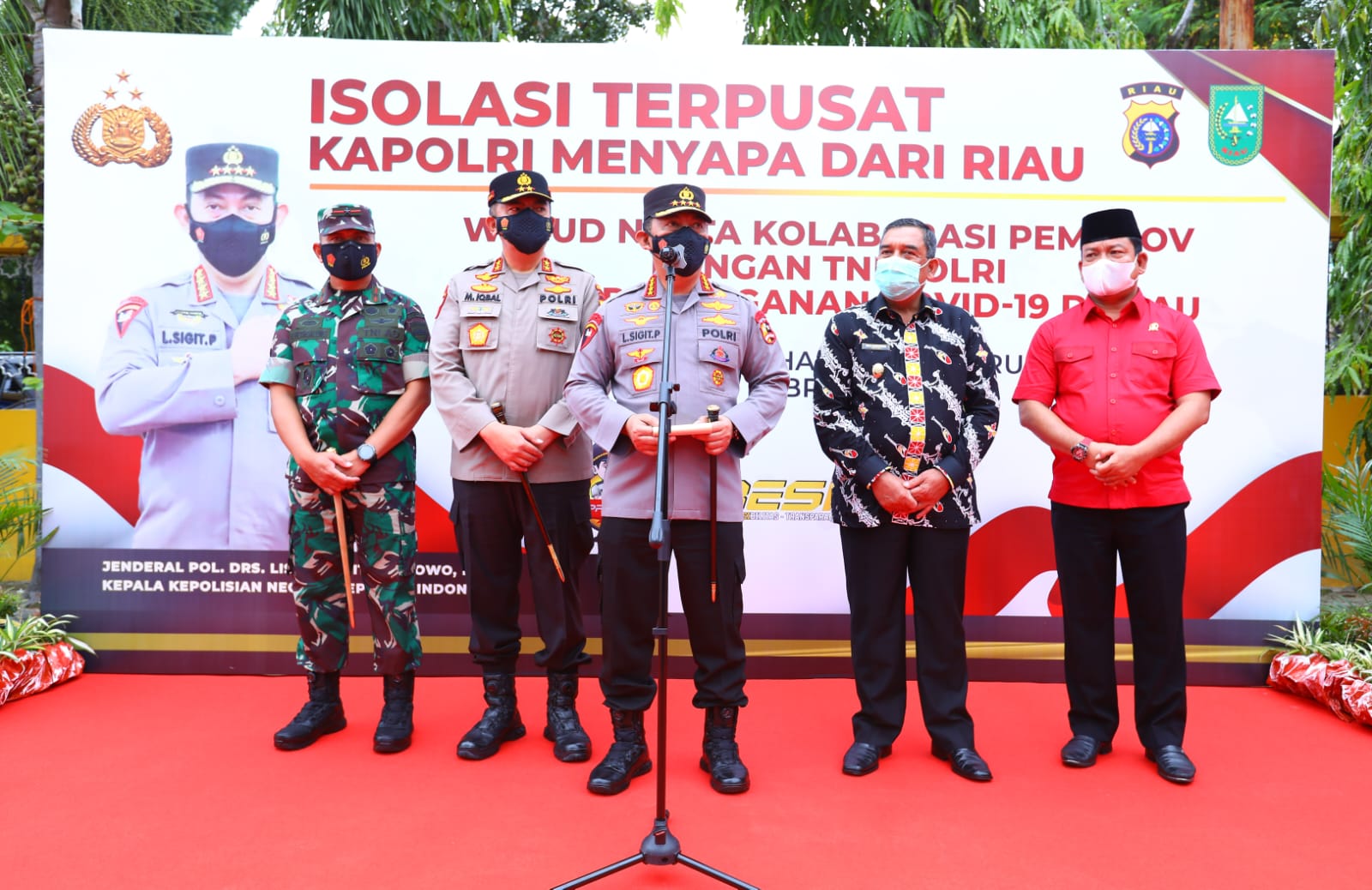 Sarankan Warga Dirawat di Isoter, Kapolri: Kurangi Risiko Penyebaran dan Fatalitas