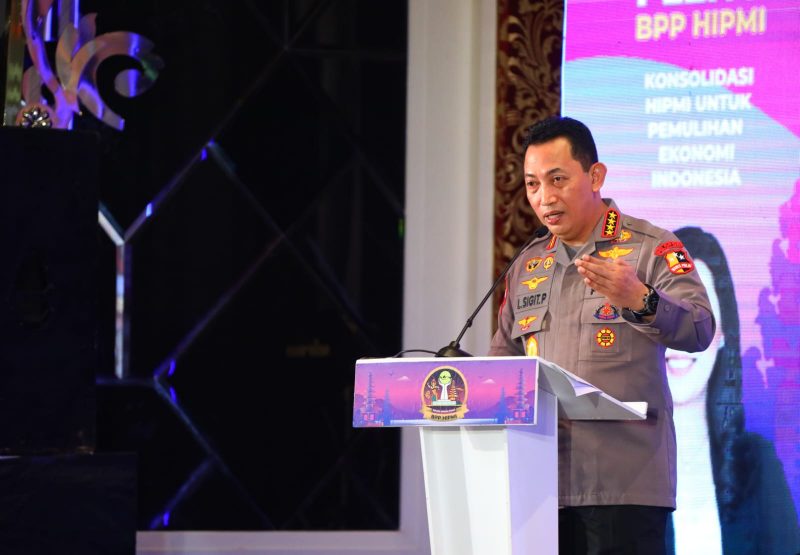 Kapolri Minta HIPMI Terus Kawal Seluruh Kebijakan Pertumbuhan Ekonomi Ditengah Pandemi Covid-19