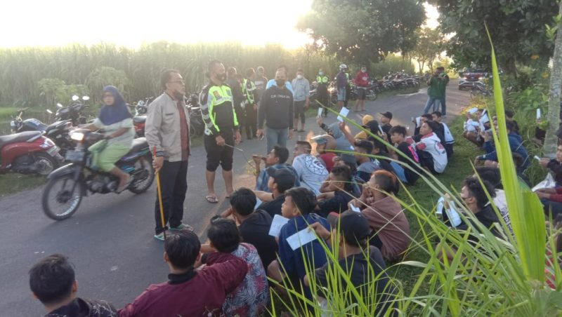 Respon Cepat Tindaklanjuti Pengaduan Masyarakat, Polres Nganjuk Berhasil Mengamankan Puluhan Motor Balap Liar