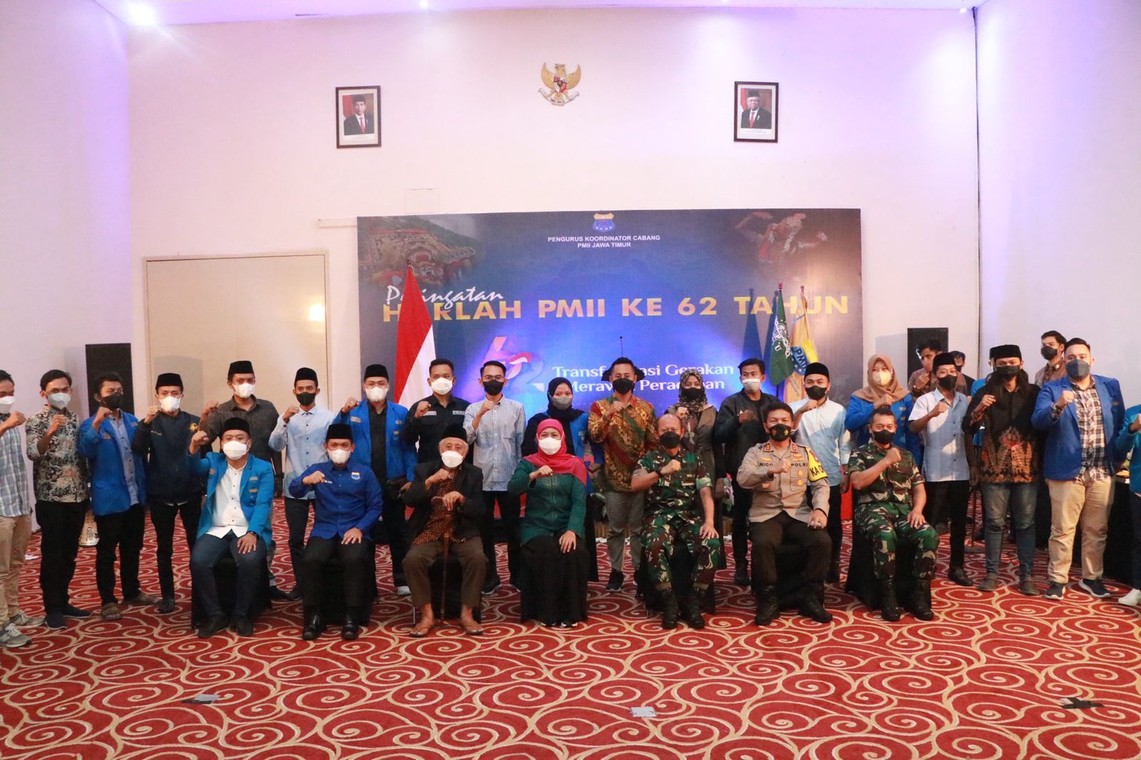 Forkopimda Jatim Hadiri Peringatan Harlah PMII ke 62 Se-Jawa Timur