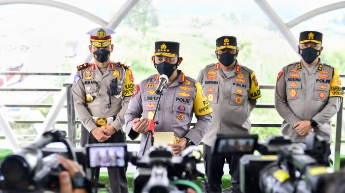 Kapolri Sosialisasikan One Way di Jalan Tol Akan Diperpanjang Hingga Esok Pagi
