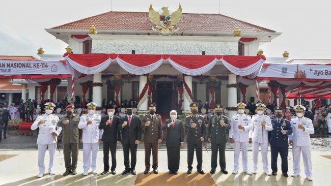 Forkopimda Jatim Peringati Harkitnas ke 114