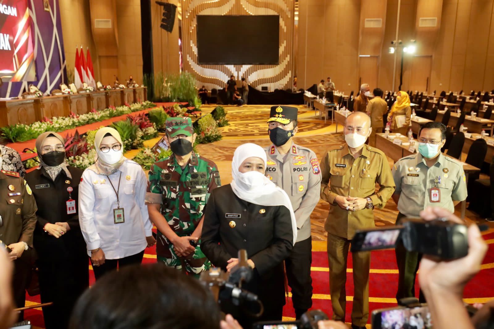 Laksanakan Upaya Penanggulangan Penyakit Mulut dan Kuku pada Hewan Ternak, Forkopimda Jatim Gelar Rapat Koordinasi