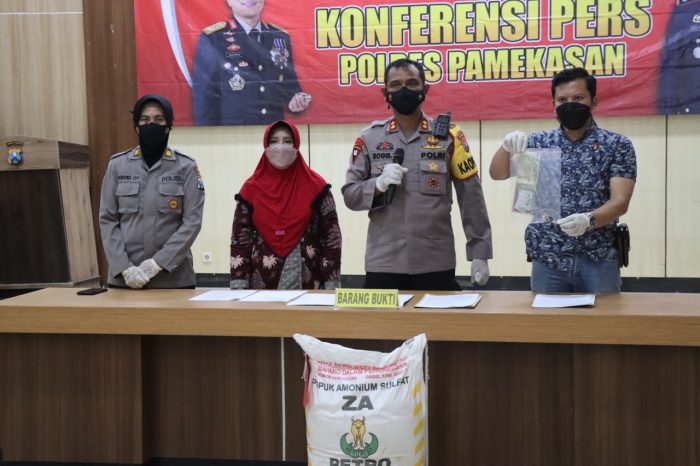 Respon Cepat Polres Pamekasan Berhasil Mengamankan Pupuk Bersubsidi