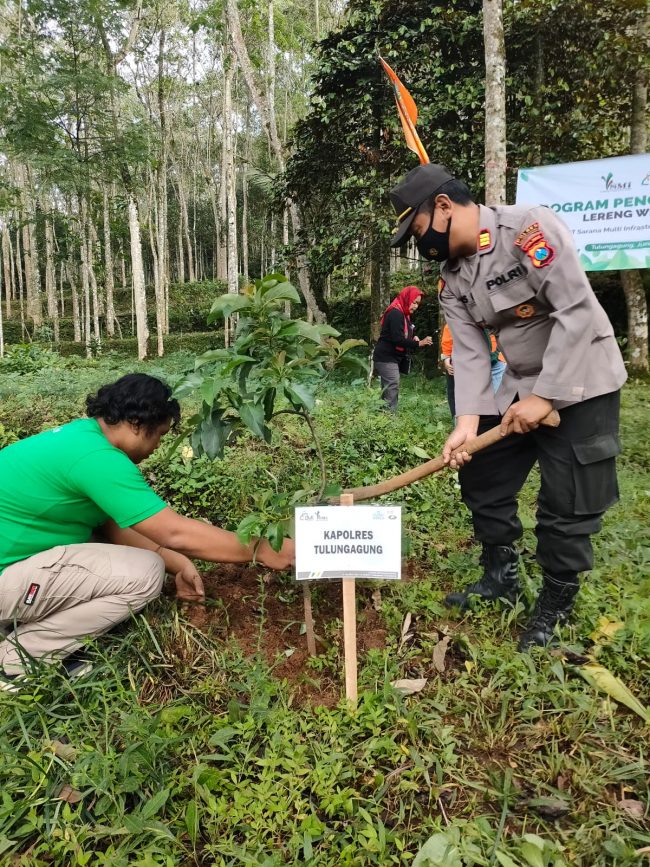 Peringati Hari Lingkungan Hidup, Forkopimda Tulungagung Tanam 25 Ribu Pohon