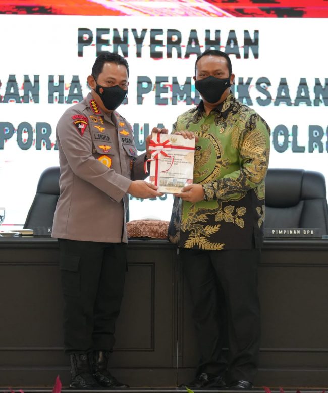 Raih WTP Sembilan Kali Berturut-turut, Kapolri: Komitmen Penggunaan Keuangan Negara Secara Transparan