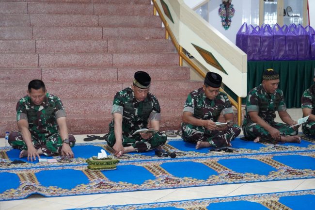 Jelang HUT ke-56 Korem 084/BJ, Selenggarakan do'a bersama.