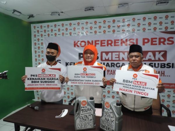 DPW-PKS Jatim Tolak Kenaikan BBM, Jangan Membebani Rakyat