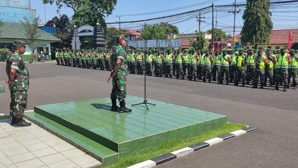 Amankan Kunker Wakil Presiden RI, Dandim Pimpin Apel Gelar Pasukan