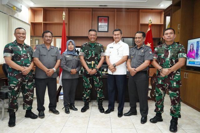 Danrem 084/BJ Audensi dengan Kepala FKBN Bakorda Sidoarjo