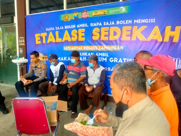 Etalase Sedekah Polres Lamongan, Dari Polri Untuk Masyarakat Lamongan