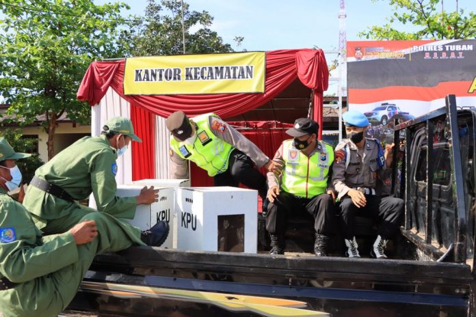 Polres Tuban Beri Pengamanan Pilkades Serentak, Libatkan 1.400 Personel Gabungan