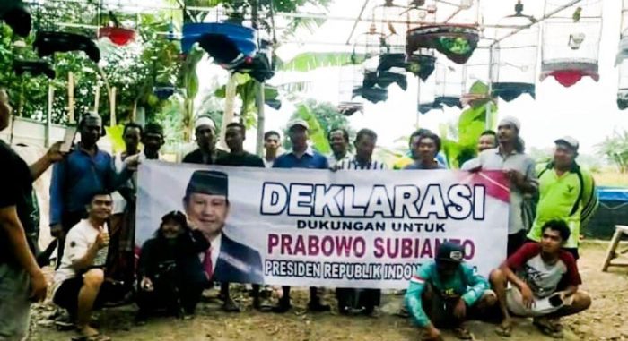 Penggemar Kicau Maniak Kabupaten Situbondo Resmi Deklarasikan Prabowo Presiden