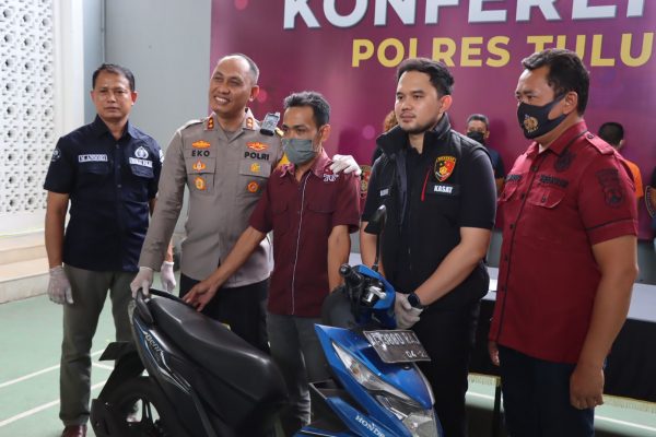 Polres Tulungagung Berhasil Tangkap Komplotan Curanmor di 32 TKP