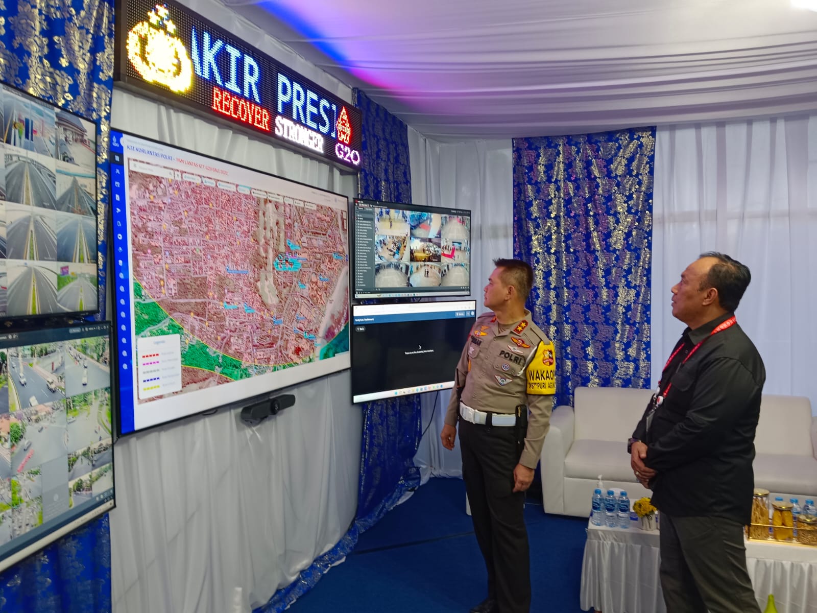 Intip Teknologi Canggih Korlan0tas Pantau Kelancaran Jalur Tamu VVIP KTT G20 Bali