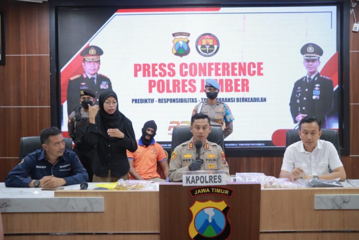 Gerak Cepat Polres Jember Berhasil Amankan Terduga Pelaku Perampokan Emas 2 kg