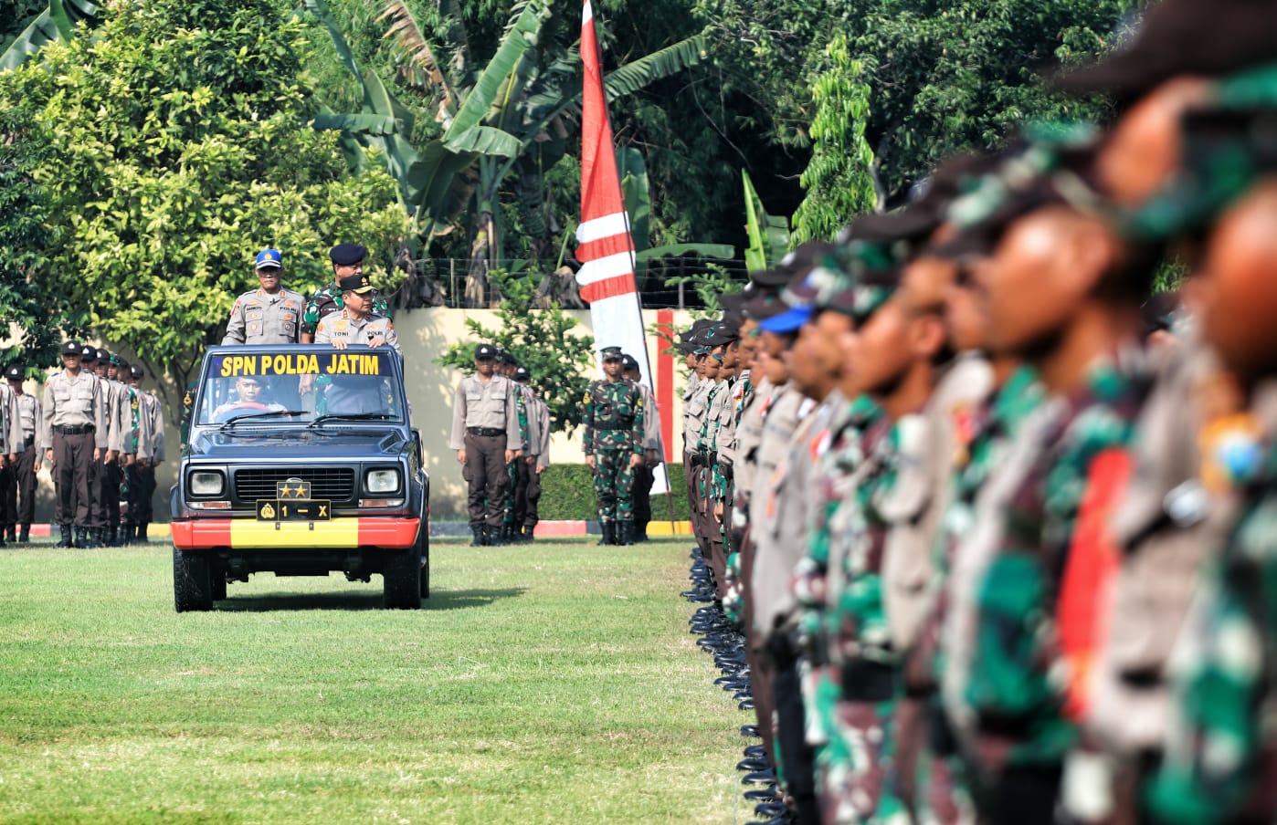 Kapolda Jatim Pimpin Pembukaan Diklat Integrasi DIKMABA TNI dan DIKTUKBA Polri Tahun 2022