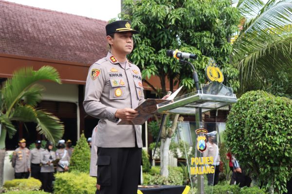 Sebanyak 438 Personel Gabungan Disiapkan Polres Malang Untuk Pengamanan Nataru 2023