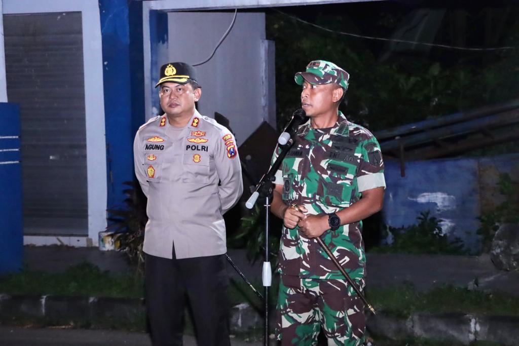 Ratusan Personel Gabungan Polres Kediri Optimalkan Patroli Cegah Konflik Pendekar Silat