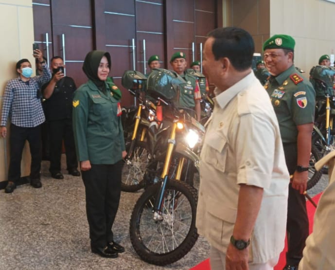 Babinsa Kowad, Kodim 0817/Gresik Menjadi Kebanggaan dan Mendapat Apresiasi Dari Menhan RI.