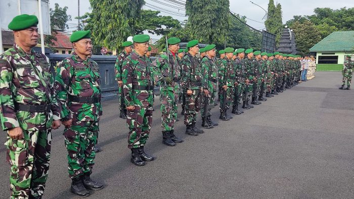 Kasdim Pimpin Upacara Rutin Hari Senin