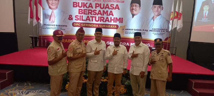 KABARHIT TV : Gerindra Surabaya Rapatkan Barisan Siap Menangkan Prabowo Subianto di Pilpres 2024