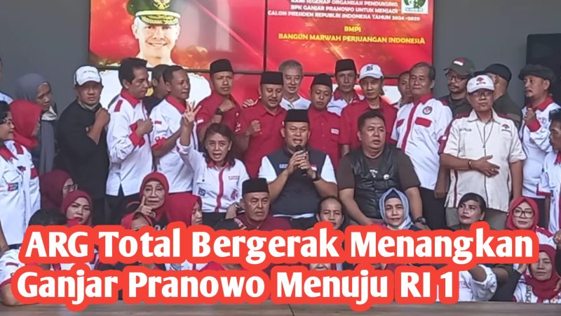 ARG Total Bergerak Menangkan Ganjar Pranowo Menuju RI 1