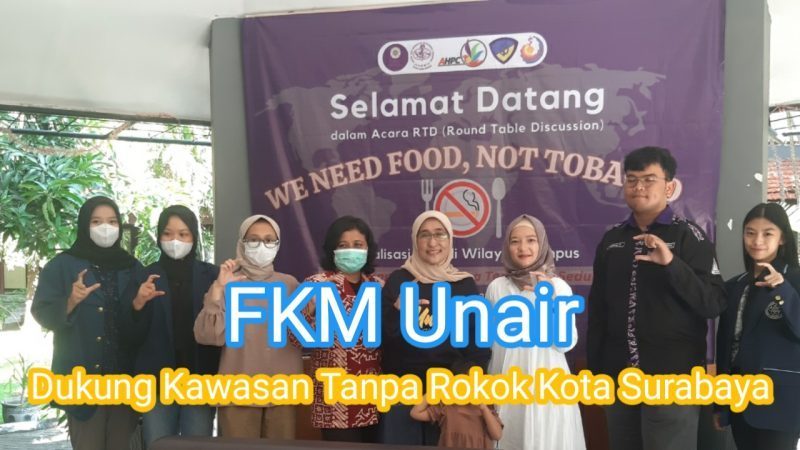 FKM Unair Dukung Kawasan Tanpa Rokok Kota Surabaya